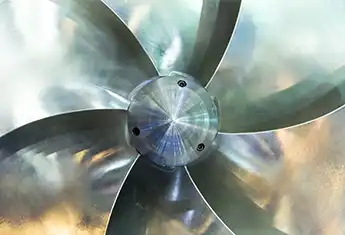 The exhaust effect of the external air outlet of the cooling fan --- fan performance